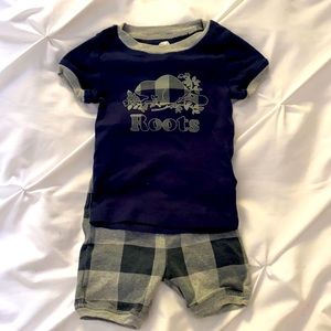 Roots Shirt and Shorts Set